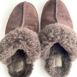 Brown Ugg Slippers (Worn Once)